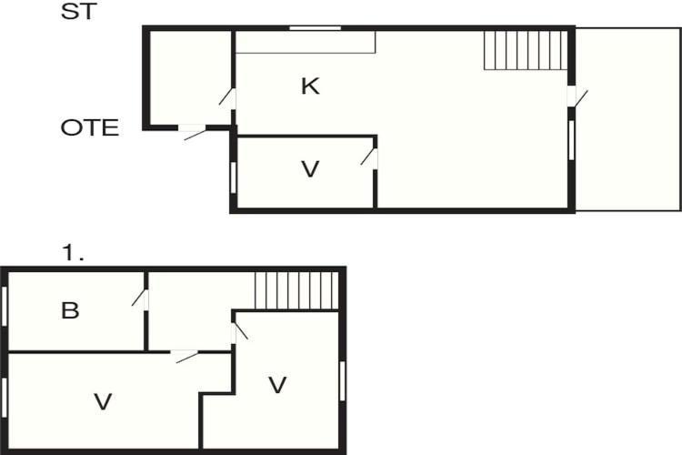 4 Person Holiday Home In R M Sønderby Exteriör bild